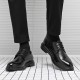 Cross-border shipping of business formal leather shoes, men's pointed-toe shoes, casual British soft leather suits for grooms and weddings.
