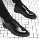 Cross-border shipping of business formal leather shoes, men's pointed-toe shoes, casual British soft leather suits for grooms and weddings.