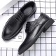 Spring and summer men's leather shoes, new style business formal leather casual breathable men's British Korean-style pointed-toe wedding shoes.
