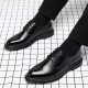 Cross-border shipping of business formal leather shoes, men's pointed-toe shoes, casual British soft leather suits for grooms and weddings.