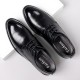 Men's business formal leather shoes, genuine leather soft-soled, pointed-toed, British casual shoes, groom's suit wedding shoes, cross-border trade.
