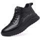 Men's cotton shoes, 2022 winter new models, fashionable genuine leather men's shoes, plush and thickened, casual sports shoes, wholesale, one-piece dropshipping
