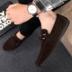 Cross-border delivery of spring and summer men's slip-on shoes, casual, breathable, lazy, trendy, versatile work cloth shoes.