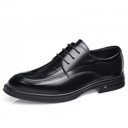 2024 autumn new top-grain cowhide men's high-end, breathable British-style formal business, groom's wedding shoes