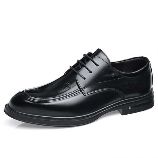 2024 autumn new top-grain cowhide men's high-end, breathable British-style formal business, groom's wedding shoes 2024 autumn new top-grain cowhide men's high-end, breathable British-style formal business, groom's wedding shoes