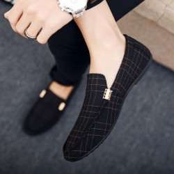 Summer men's slip-on shoes, Korean-style trendy, breathable, large sizes for young men. Dropshipping