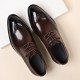 New top-grain cowhide men's leather shoes, business formal, genuine leather wedding shoes, commuting, British-style breathable casual shoes New top-grain cowhide men's leather shoes, business formal, genuine leather wedding shoes, commuting, British-style breathable casual shoes