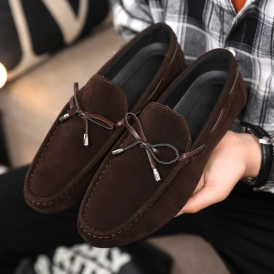 Cross-border delivery of summer men's breathable moccasins, slip-on casual shoes, trendy and versatile work shoes Cross-border delivery of summer men's breathable moccasins, slip-on casual shoes, trendy and versatile work shoes