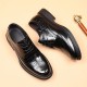 Men's leather shoes, autumn new, top-grain cowhide formal, business, wedding shoes, black, wholesale, casual, British-style men's shoes