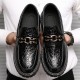 Spring and summer shiny casual leather shoes, men's slip-on loafers, youth Korean-style trendy British slip-on loafers.