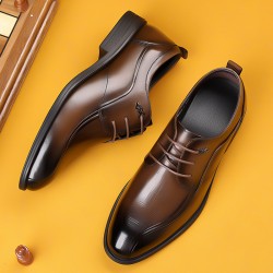 Men's leather shoes, genuine leather suits, high-end business, wedding shoes, top-grain cowhide formal, British-style men's shoes, waterproof New Fall Shoes