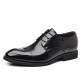 Men's business formal leather wedding shoes, simple British-style commuting shoes, breathable, factory-shipped trendy
