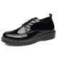 Brilliant leather casual leather shoes for men, business formal, British-style cross-border men's shoes, trendy, versatile thick-soled height-enhancing shoes