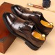 Men's business shoes, genuine leather slip-on, formal business wedding shoes, new top-grain cowhide breathable men's shoes, versatile British style
