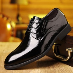 New Top-Grain Cowhide Men's Leather Shoes, Breathable Commuter Black, British Style Casual Genuine Leather Shoes, Breathable Factory Wholesale