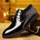 New Top-Grain Cowhide Men's Leather Shoes, Breathable Commuter Black, British Style Casual Genuine Leather Shoes, Breathable Factory Wholesale