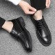 Spring and summer men's business formal casual shoes, Korean-style pointed-toe thin wedding shoes, black work shoes. Spring and summer men's business formal casual shoes, Korean-style pointed-toe thin wedding shoes, black work shoes.