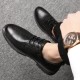 Men's leather shoes for business, formal, casual, soft-soled men's shoes, British suits, youth work shoes, small men's leather shoes for cross-border delivery