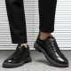 Autumn and winter men's casual leather shoes, lace-up Martin boots, Korean-style sneakers, breathable low-top shoes, work shoes, Martin boots for men Autumn and winter men's casual leather shoes, lace-up Martin boots, Korean-style sneakers, breathable low-top shoes, work shoes, Martin boots for men