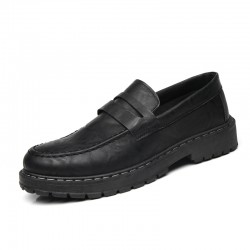 Summer British-style men's slip-on loafers, youth casual work shoes, cross-border shipping.