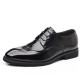 New men's leather formal shoes, business wedding shoes, top-grain cowhide, fashionable Korean-style men's shoes, gentleman's leather flat shoes