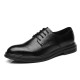 Men's business formal shoes, genuine leather soft soles, thick soles, British-style heeled casual shoes for cross-border trade