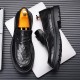 New Genuine Leather Casual Wholesale Men's Leather Shoes, Breathable British Style Men's Trendy Top-Grain Sheepskin Korean Style Men's Spring Shoes