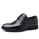 Autumn new men's business formal leather shoes, genuine leather British casual men's shoes, high-end Korean-style pointed-toe wedding shoes.