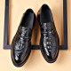 2025 Spring new men's leather shoes, genuine leather business formal thick-soled casual shoes, slip-on driving loafers.