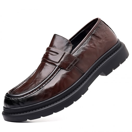 New men's leather shoes, genuine leather casual wholesale, breathable British men's trendy shoes, top-grain sheepskin Korean style