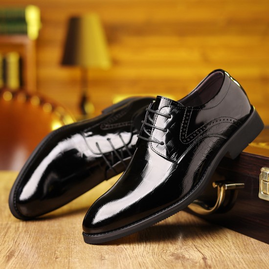 New Top-Grain Cowhide Men's Leather Shoes, Breathable Commuter Black, British Style Casual Genuine Leather Shoes, Breathable Factory Wholesale