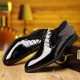 New Top-Grain Cowhide Men's Leather Shoes, Breathable Commuter Black, British Style Casual Genuine Leather Shoes, Breathable Factory Wholesale