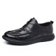 New casual wholesale men's leather shoes, genuine leather, Korean-style, soft leather, non-slip, breathable, trendy, comfortable men's leather shoes.