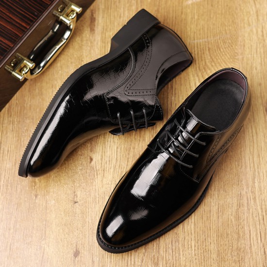 New Top-Grain Cowhide Men's Leather Shoes, Breathable Commuter Black, British Style Casual Genuine Leather Shoes, Breathable Factory Wholesale
