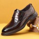 New autumn top-grain cowhide men's business casual shoes, British-style formal men's shoes, soft-soled breathable flat shoes