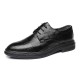 Men's business formal leather shoes, genuine leather pointed-toe, breathable, casual black soft sole, groom's wedding shoes. Men's business formal leather shoes, genuine leather pointed-toe, breathable, casual black soft sole, groom's wedding shoes.