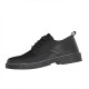 Young men's leather shoes, British black, casual business and formal, large-toe, Korean-style waterproof Martin shoes for work, cross-border delivery