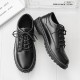 Men's casual leather shoes, student trendy shoes, Korean-style Cross-border delivery of waterproof men's suit-matching low-top casual shoes for teenagers.