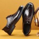 New autumn top-grain cowhide men's business casual shoes, British-style formal men's shoes, soft-soled breathable flat shoes