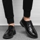 Winter casual leather shoes for men, business formal, black groom's wedding shoes, youth British pointed-toe suit shoes Winter casual leather shoes for men, business formal, black groom's wedding shoes, youth British pointed-toe suit shoes