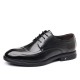 2024 autumn new men's leather shoes, top-grain cowhide, British-style, high-end business, pointed-toe wedding shoes, trendy genuine leather men's shoes