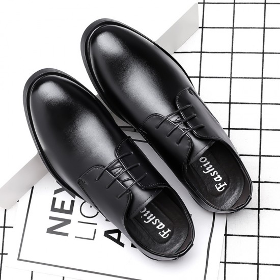 Men's business formal leather shoes, premium-looking, pointed-toe, height-enhancing casual shoes, British-style groom's wedding shoes, genuine leather soft leather. Suits Men's business formal leather shoes, premium-looking, pointed-toe, height-enhancing casual shoes, British-style groom's wedding shoes, genuine leather soft leather. Suits