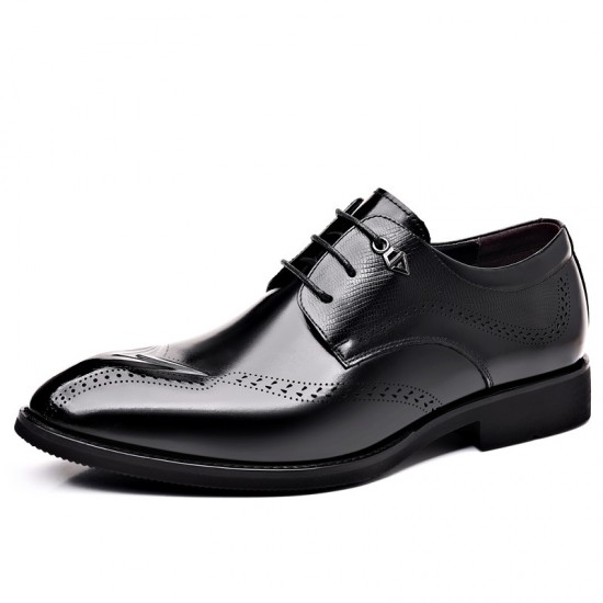 New top-grain cowhide men's leather shoes, business formal, genuine leather wedding shoes, commuting, British-style breathable casual shoes New top-grain cowhide men's leather shoes, business formal, genuine leather wedding shoes, commuting, British-style breathable casual shoes
