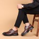 New summer sandals, men's hollow Business casual men's shoes, genuine leather, soft-soled, breathable, outdoor-inspired shoes.