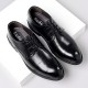 Men's business formal leather shoes, new genuine leather casual shoes, breathable, soft-soled, soft-surface British wedding shoes. Men's business formal leather shoes, new genuine leather casual shoes, breathable, soft-soled, soft-surface British wedding shoes.