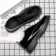 Men's summer casual leather shoes, autumn, Korean-style trendy, British soft-soled. Men's youth business formal shoes, crocodile-print leather shoes