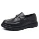 Men's leather shoes, new casual wholesale, men's leather shoes, top-grain sheepskin breathable men's trendy genuine leather Korean-style men's shoes