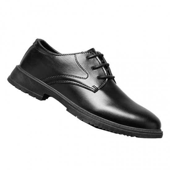Cross-border delivery Men's business formal leather shoes, soft-soled, breathable casual shoes, youth black work shoes. Cross-border delivery Men's business formal leather shoes, soft-soled, breathable casual shoes, youth black work shoes.