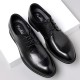 Men's business formal leather shoes, genuine leather soft-soled, pointed-toed, British casual shoes, groom's suit wedding shoes, cross-border trade.