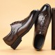 High-quality business leather shoes, Korean-style pointed toe, British-style, low-top, versatile, breathable, groom's wedding shoes.
